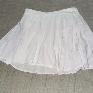 Spanx Classic White Pleated Women’s Skirt